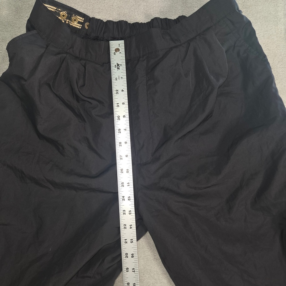 FootJoy DryJoys Mens Golf Rain Pants Black Waterproof Size Large L Snap Leg - Picture 9 of 10